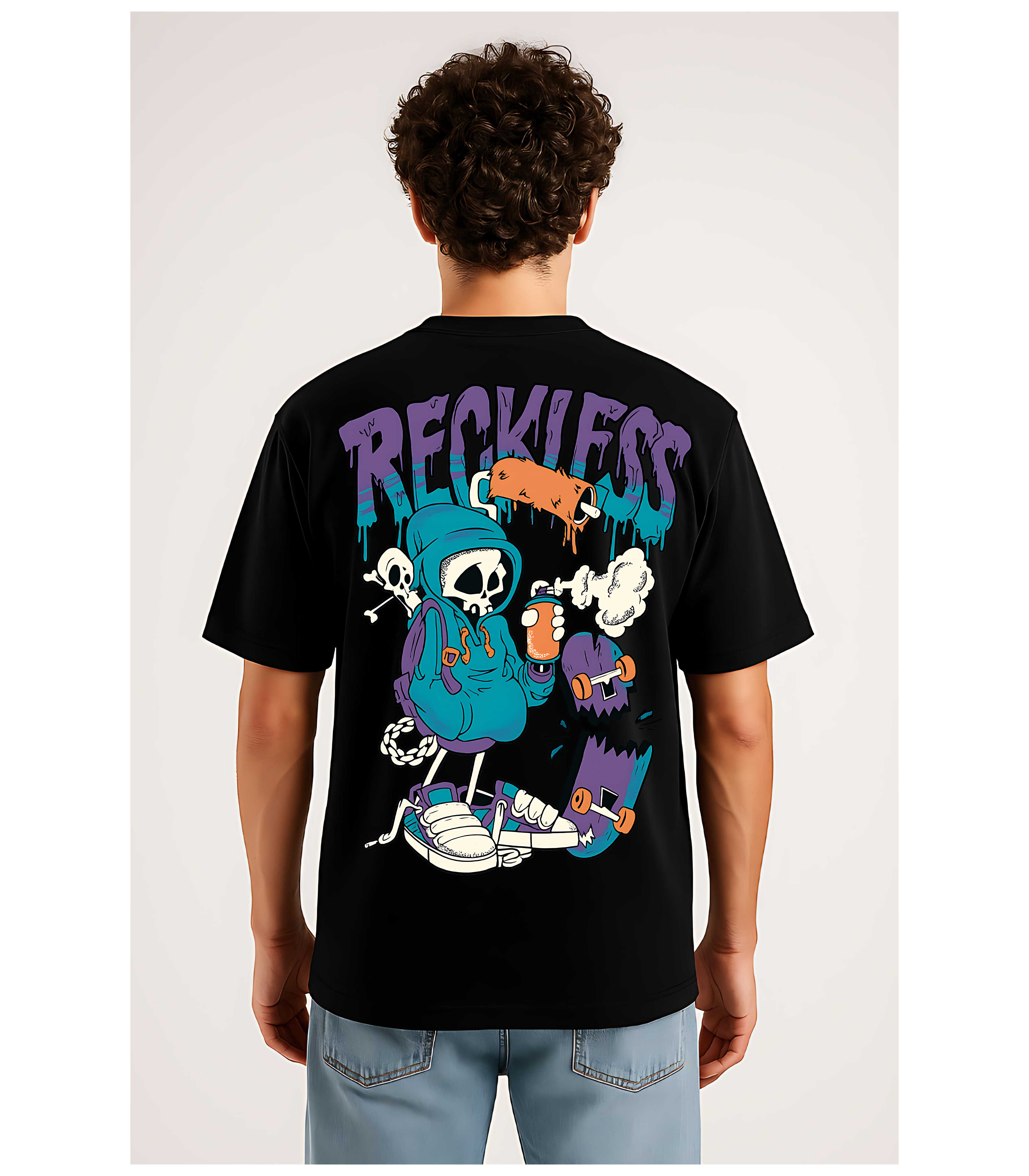 Reckless Graphic Oversized T-Shirt