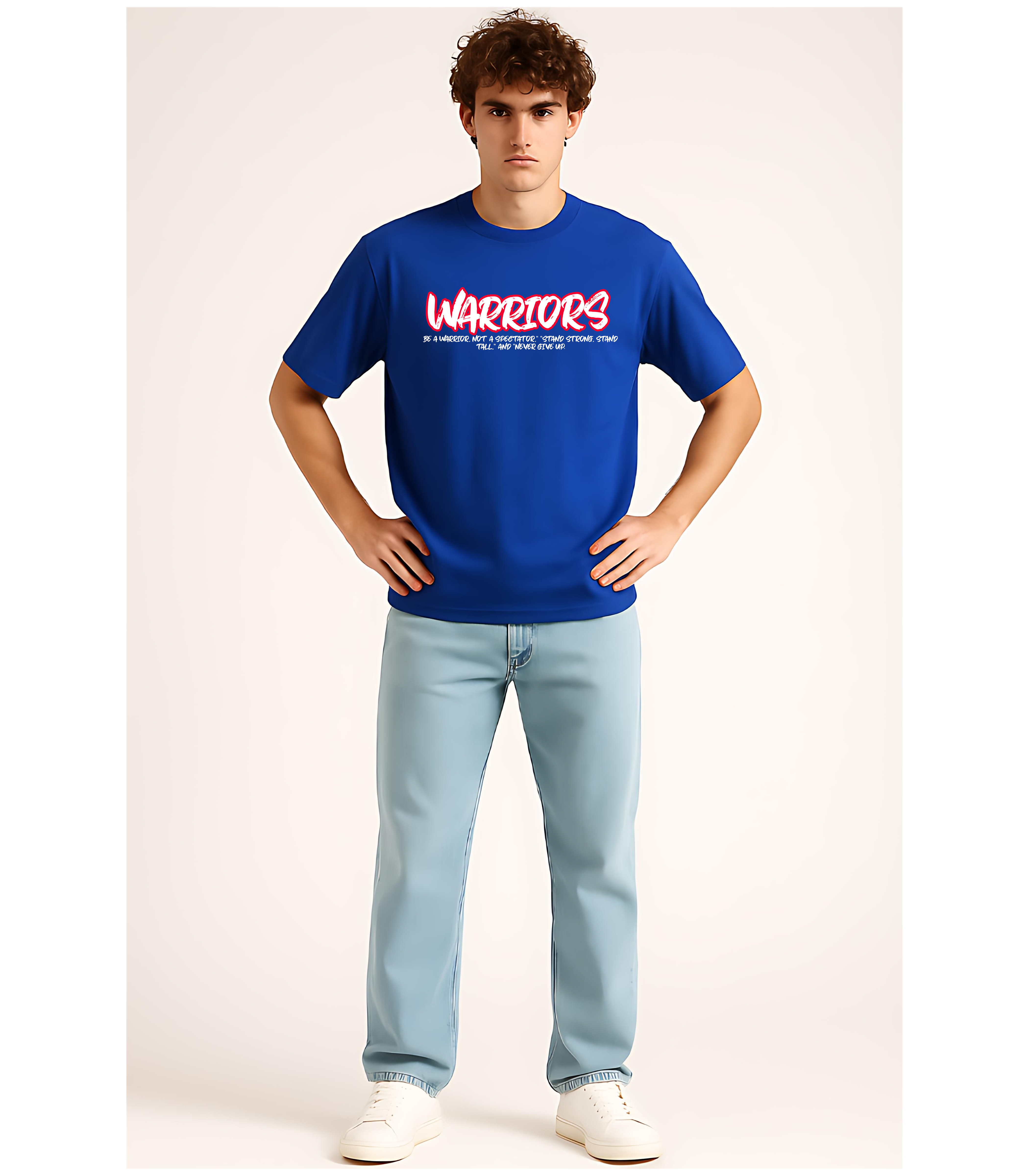 Warrior Blue Oversize T-Shirt