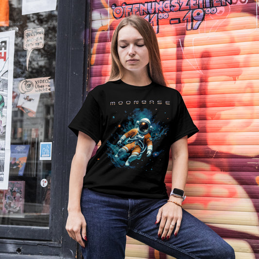 MOON Black Oversize T-Shirt
