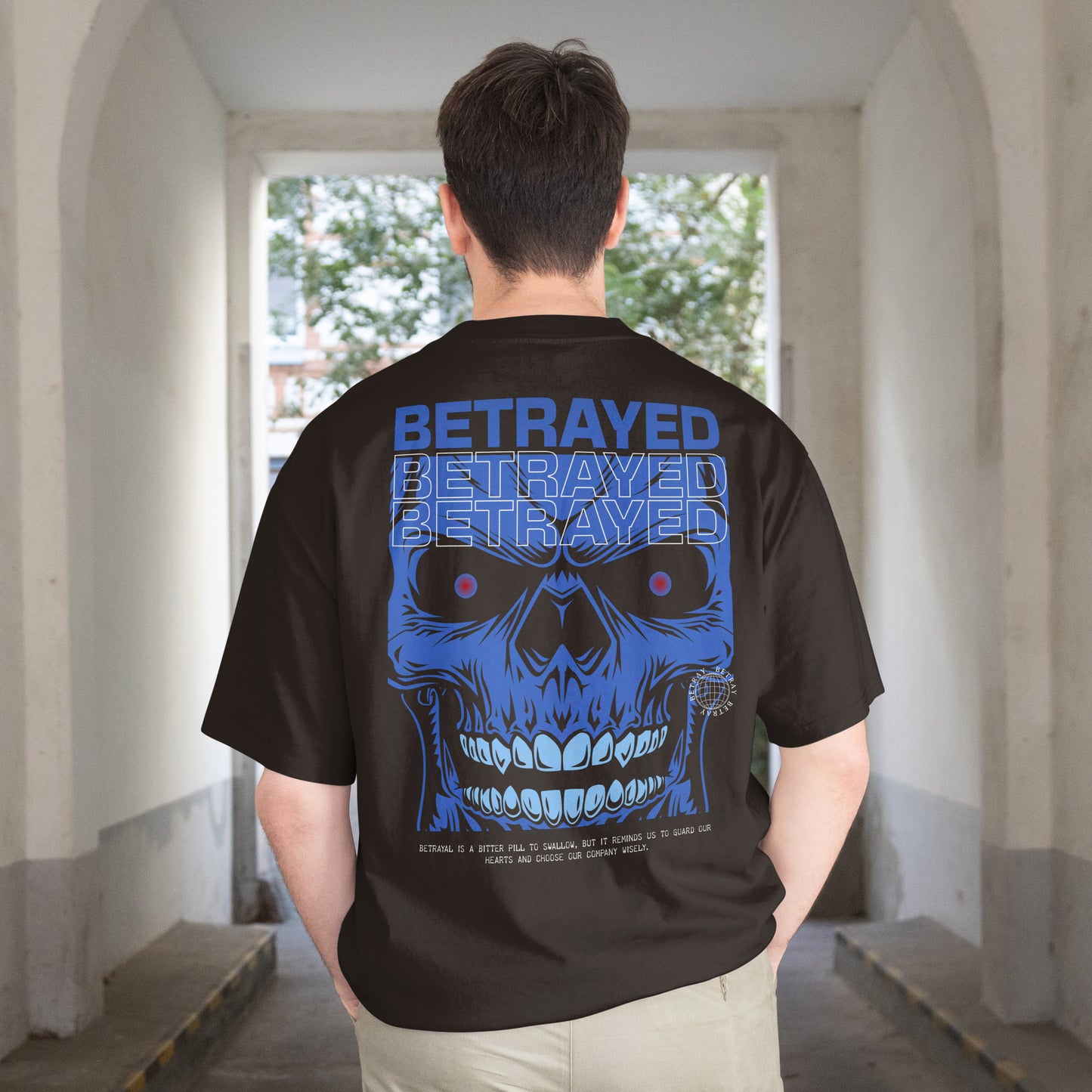 Betrayed Black Oversize T-Shirt