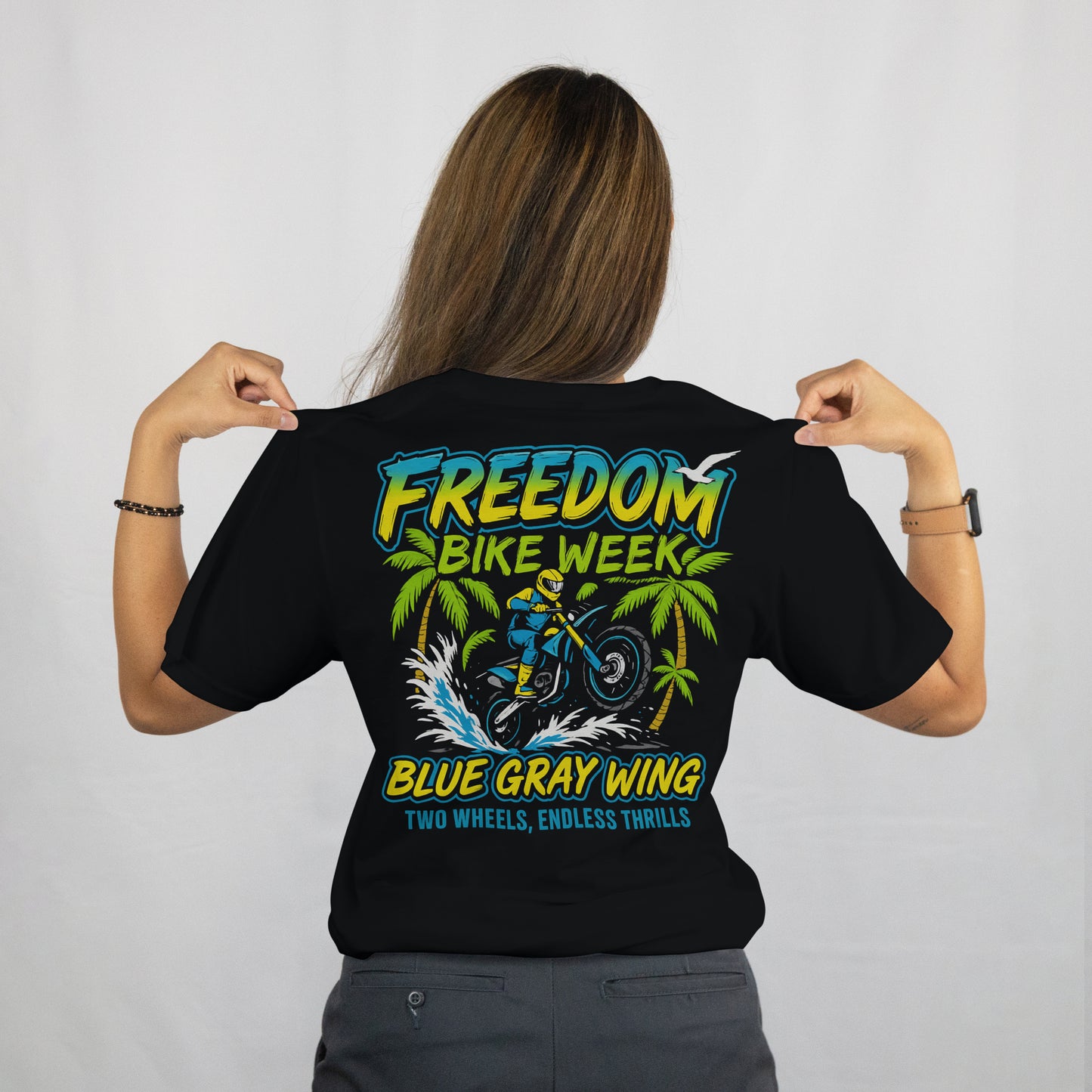 Freedum Black Oversize T-Shirt