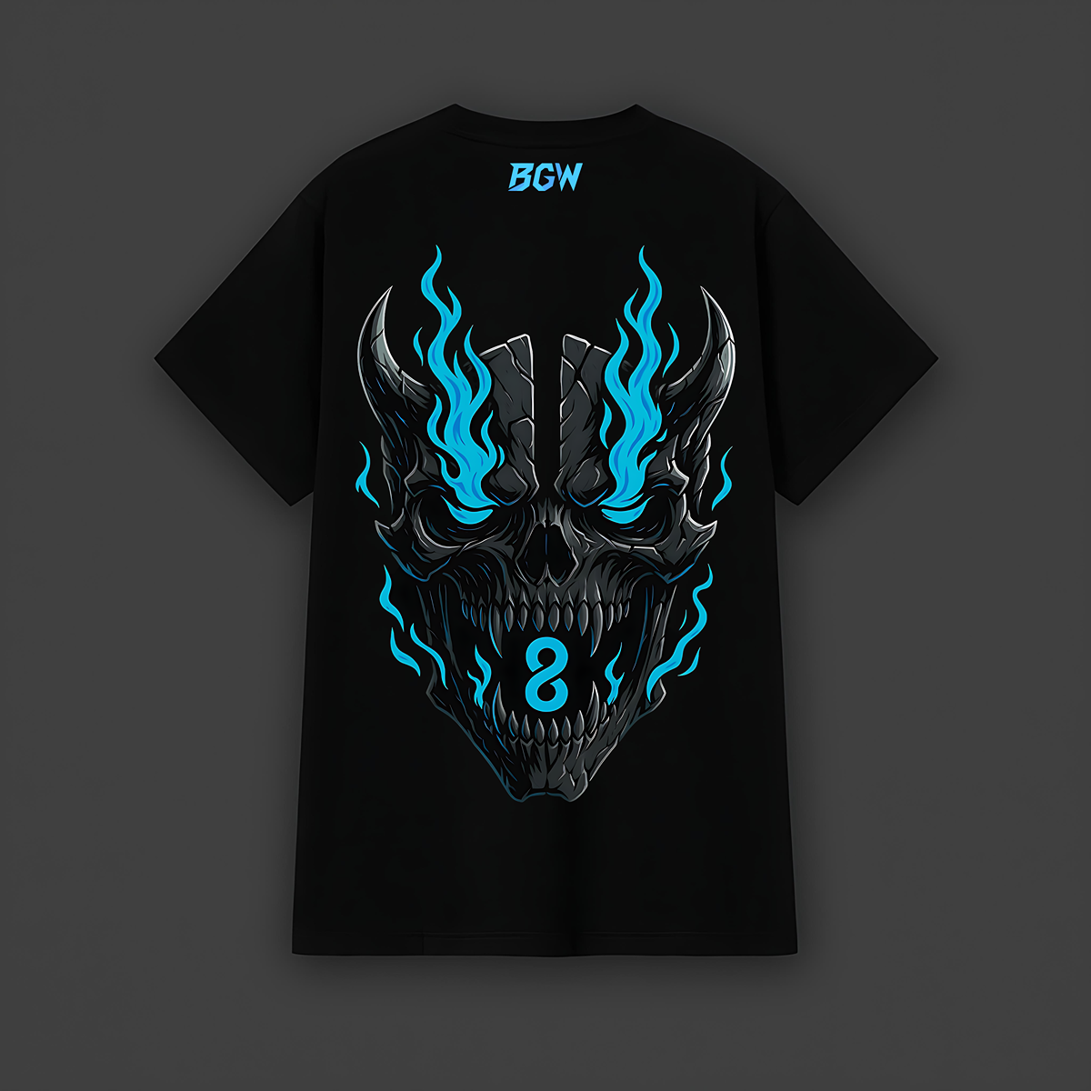 Kaiju No.8 Black Regular Fit T-shirt