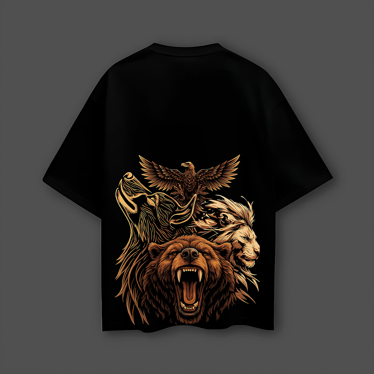 Legends of the Wild - Black Oversize Tshirt