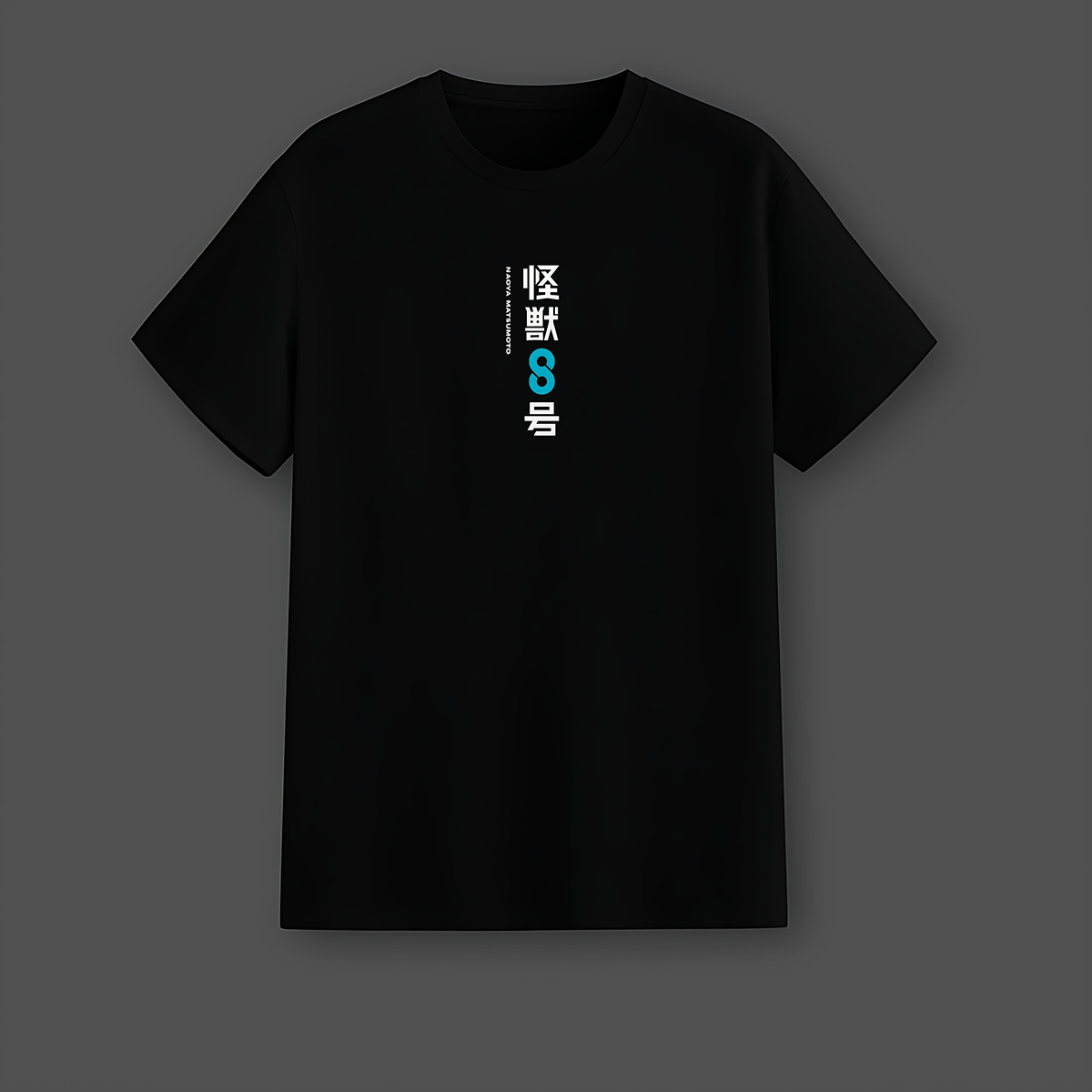 Kaiju No.8 Black Regular Fit T-shirt