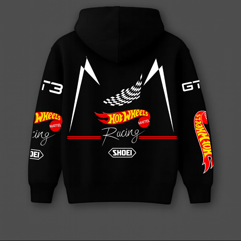 Hotwheels Designed Oversized Hoodie