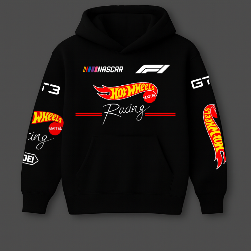 Hotwheels Designed Oversized Hoodie