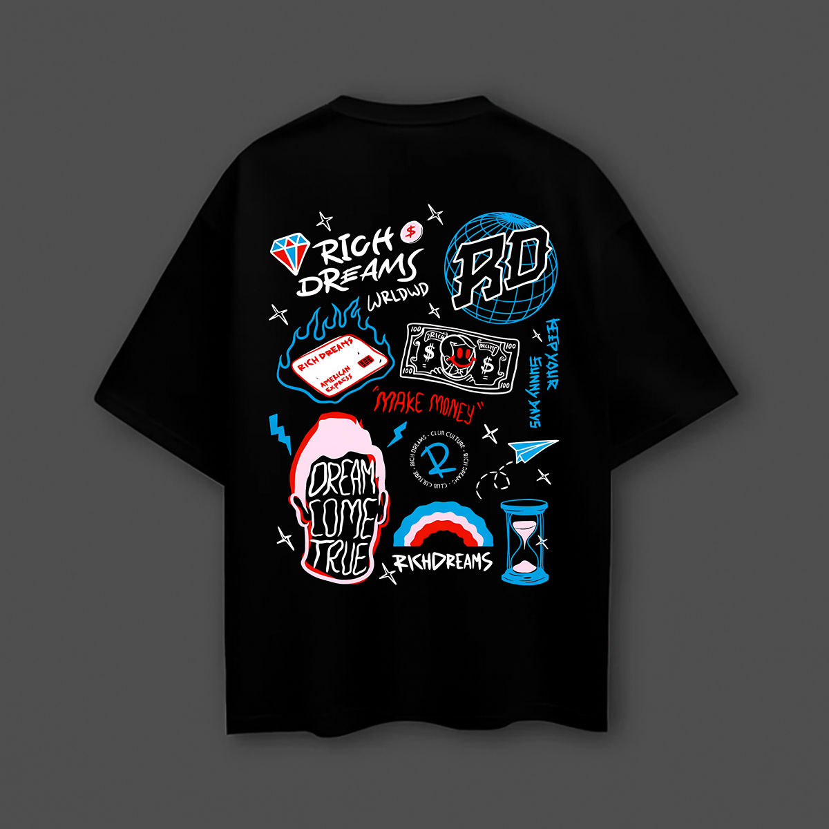 Rich Dreams Oversized T-Shirts