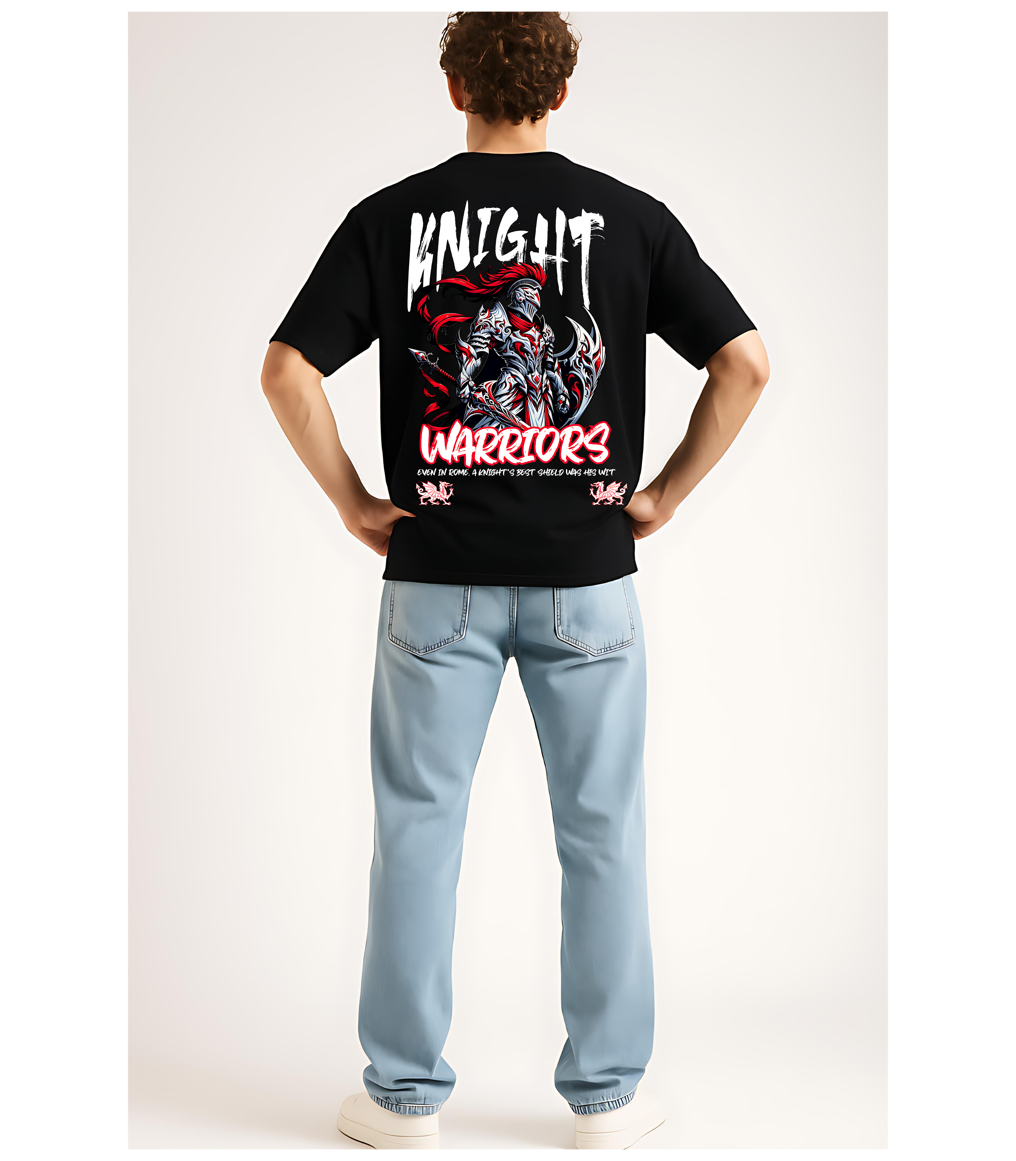 Warrior Black Oversize T-Shirt