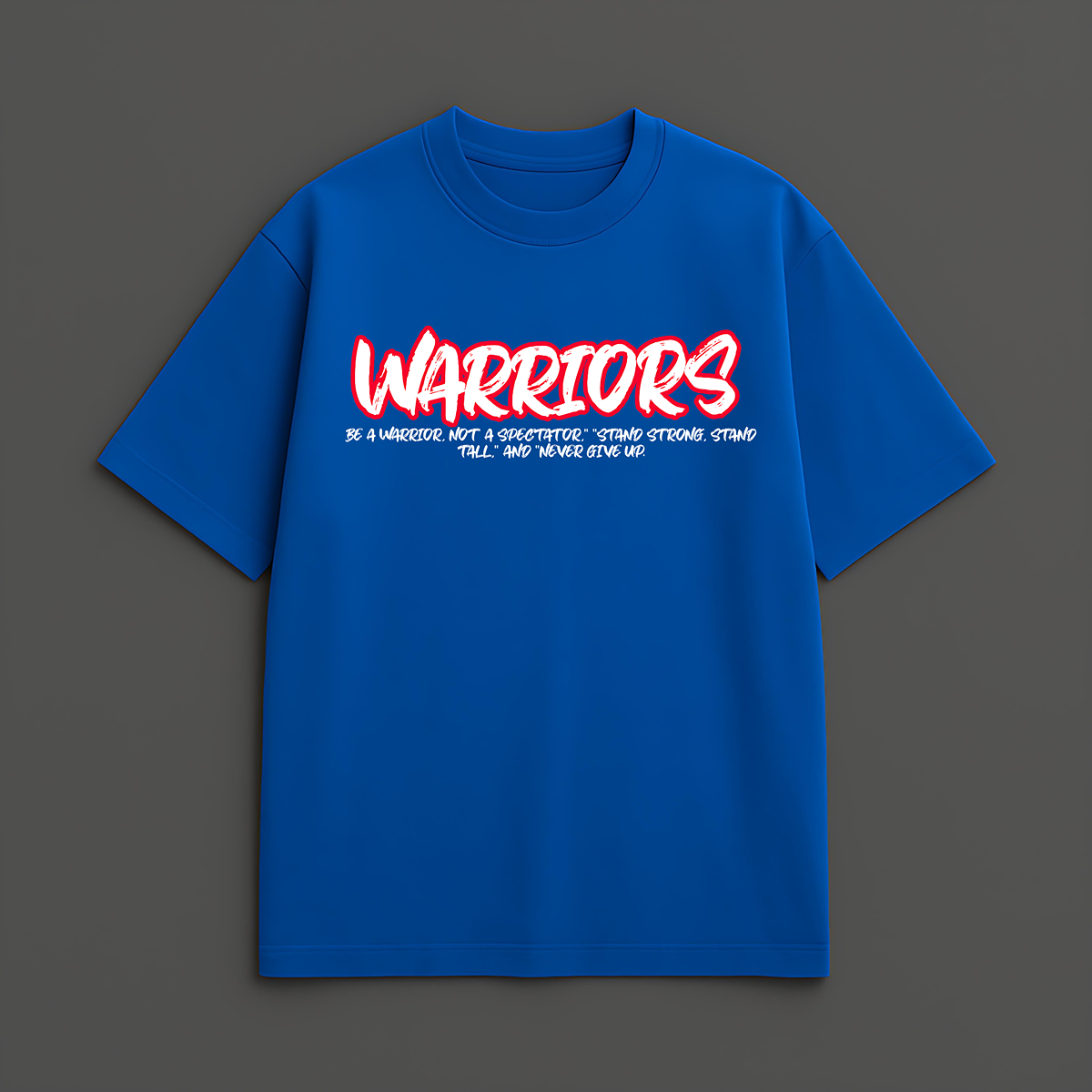 Warrior Blue Oversize T-Shirt