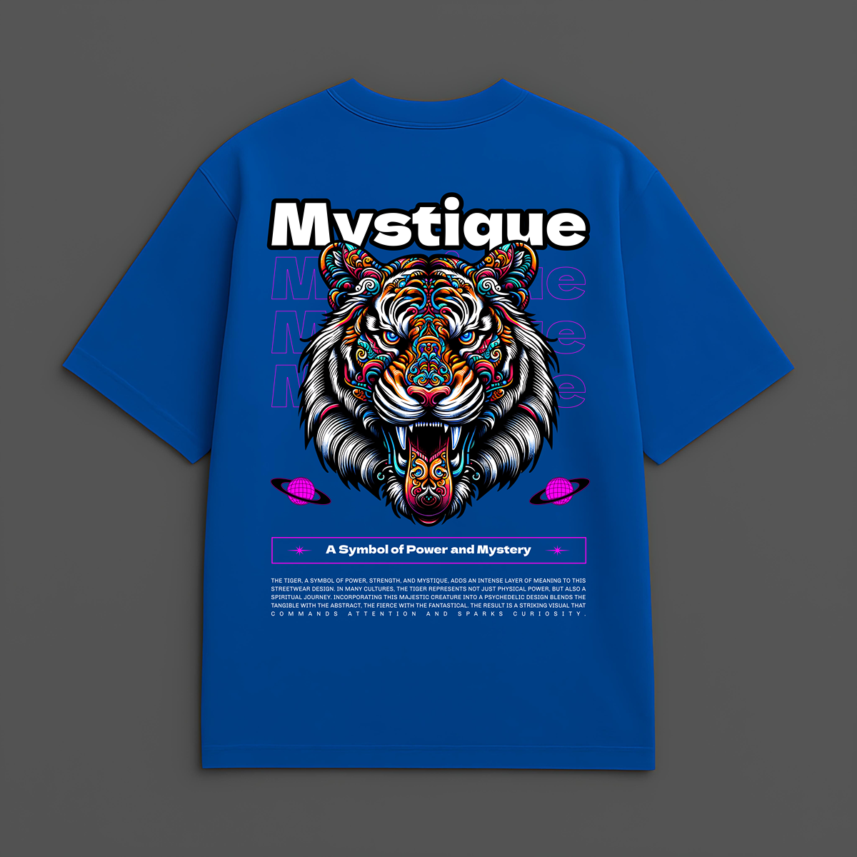 Mystique Blue Oversize T-Shirt