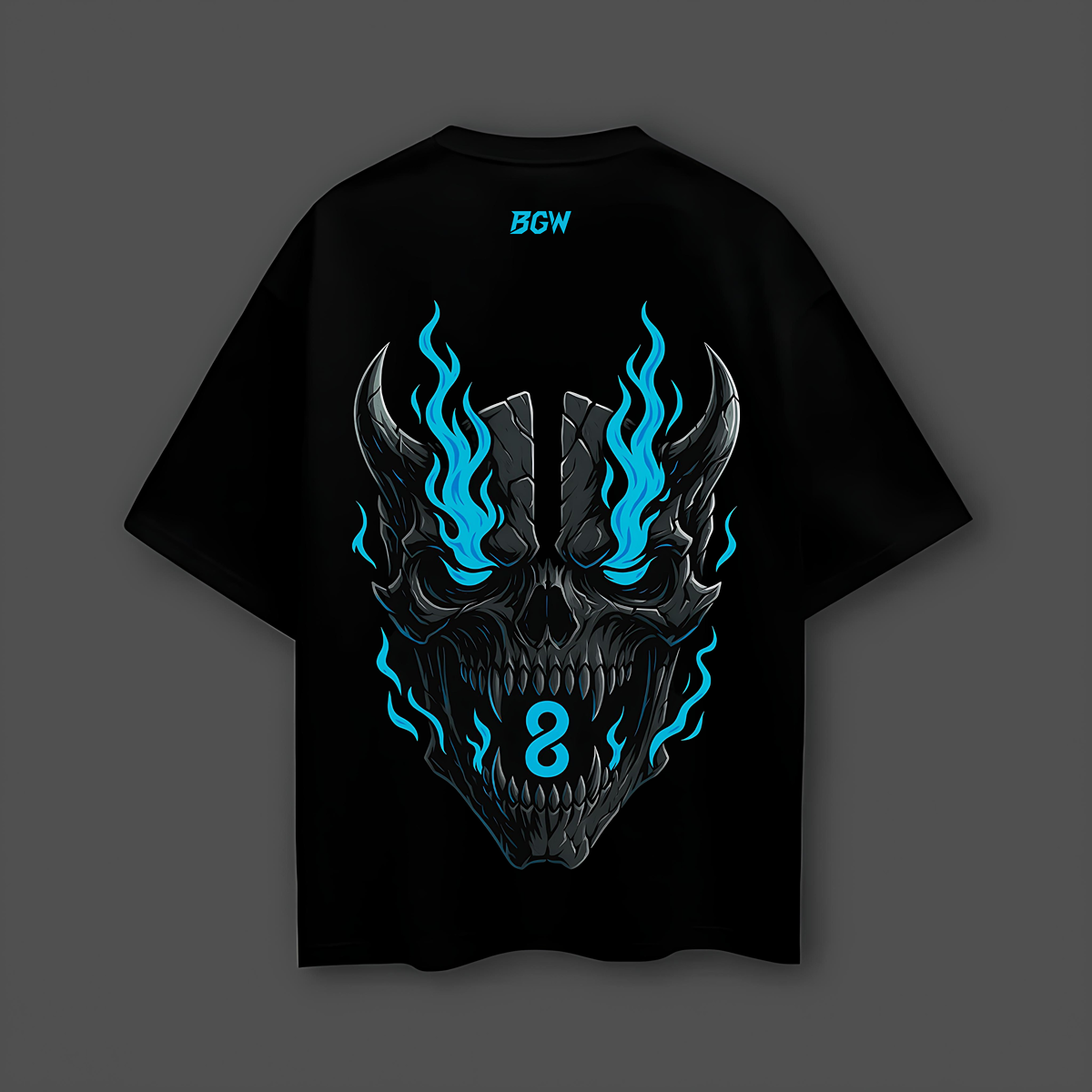 Kaiju No.8 Black Oversized T-shirt