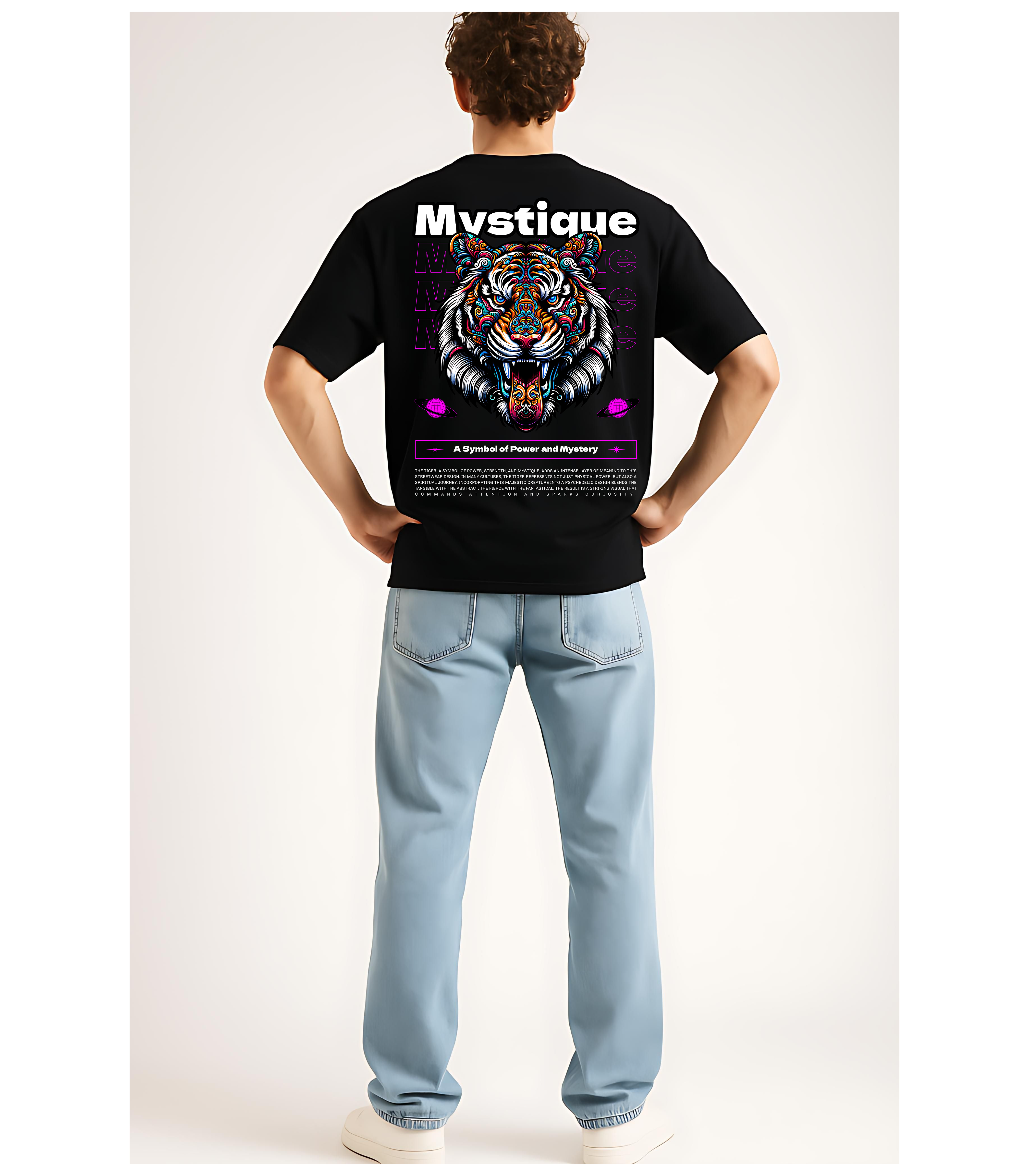Mystique Black Oversize T-Shirt